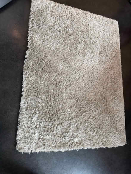 Photo of free Blue/grey/silver rug (MK42) #1