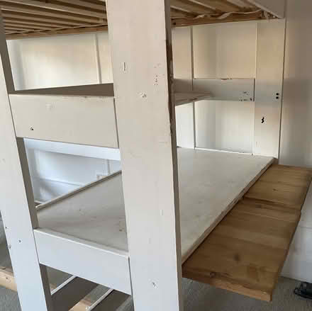 Photo of free Bunk bed - wooden, white (NW10) #2