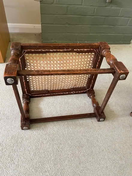 Photo of free Two footstools - antique. (Bosham PO18) #4
