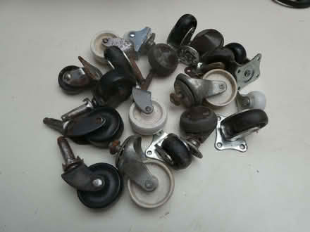 Photo of free assorted furniture casters (Whitestake PR4) #1