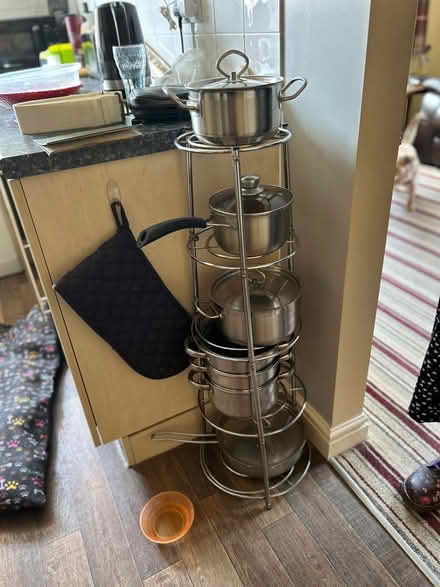 Photo of free Pan set with stand (Yaxley PE7) #2