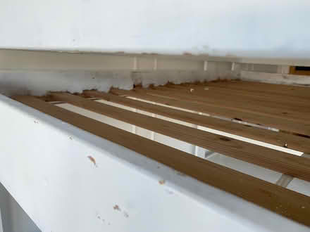 Photo of free Bunk bed - wooden, white (NW10) #4