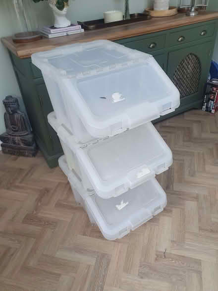 Photo of free Stacking storage boxes (North Runcton PE33) #2