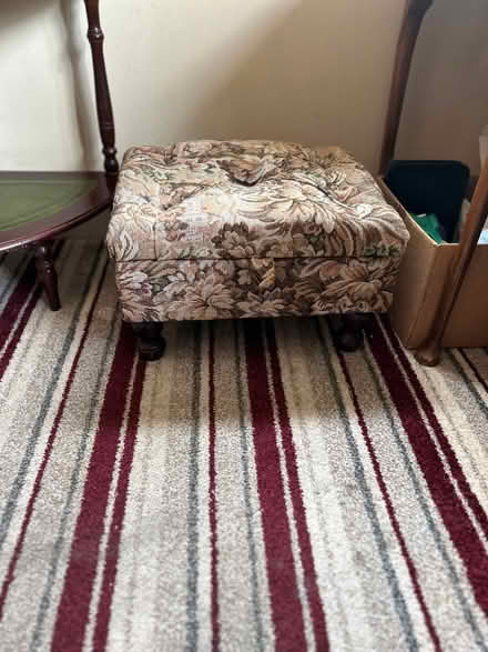 Photo of free Storage foot stool (Yaxley PE7) #1