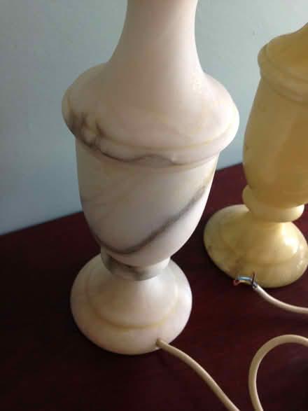 Photo of free Pair of lamp stands - marble? (Oakridge RG21) #4