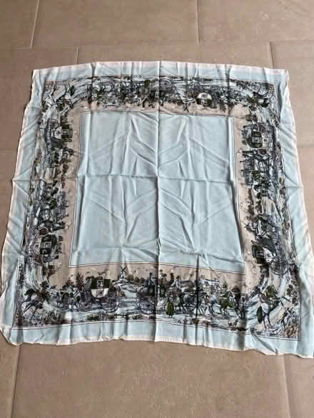 Photo of free 4’ square Rayon Tablecloth (St Albans AL3) #1