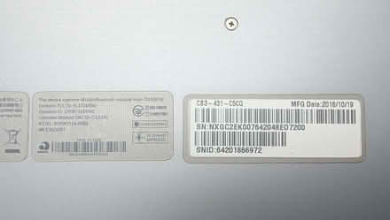 Photo of free Acer Chromebook/Laptop CB3-431 (Kew TW9) #2