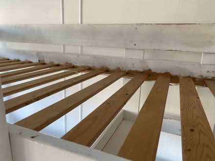 Photo of free Bunk bed - wooden, white (NW10) #3