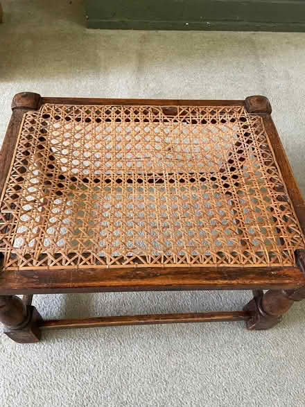 Photo of free Two footstools - antique. (Bosham PO18) #3