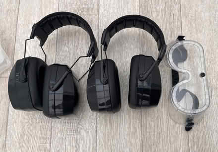 Photo of free 2x Safety Ear Defenders & 1x Safety Goggles (Good Condition) (Beaconsfield HP9) #1