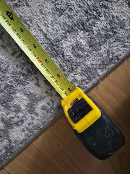 Photo of free Grey rug (LE77AD) #2