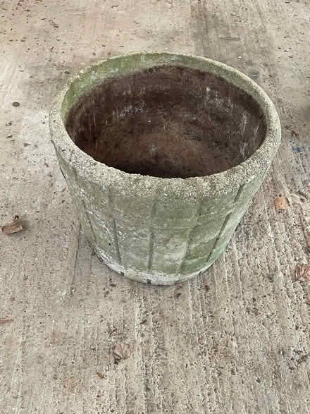 Photo of free Used concrete garden planter (Bosham PO18) #2