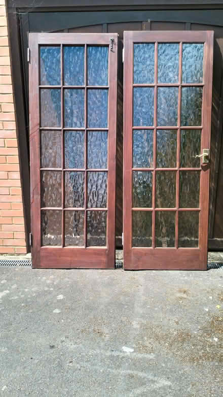 Photo of free Pair of internal glazed doors (Wickham Bishops CM8) #1