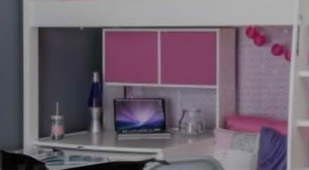 Photo of free Pink cupboard for top of desk (S2 1wy) #1