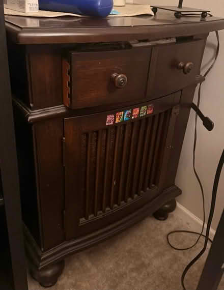 Photo of free Heavy wooden dresser and side table (Pimmit Dr, Falls Church, VA) #4