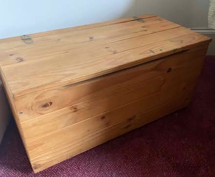 Photo of free pine storage box (Carlisle CA1) #1