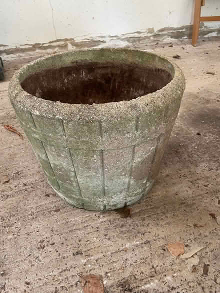 Photo of free Used concrete garden planter (Bosham PO18) #1
