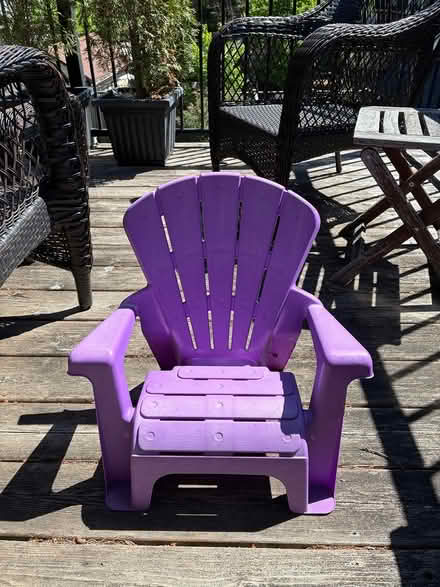 Photo of free Child’s outdoor chair and stroller (Westboro) #1