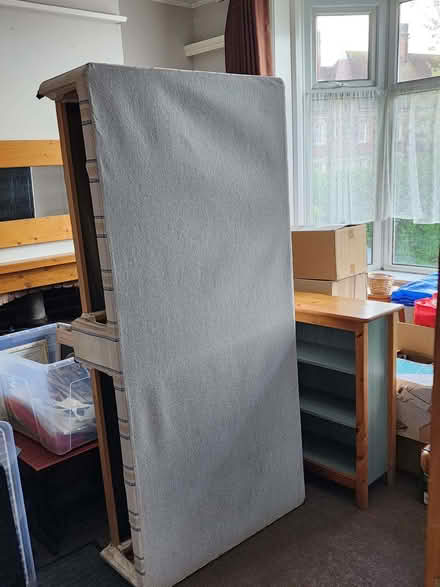 Photo of free Single bed base unit with drawers (Leek ST13) #1