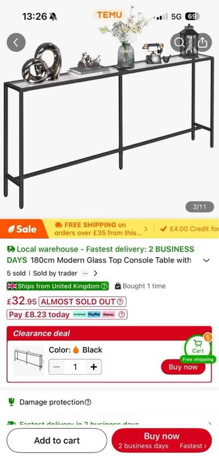 Photo of free Console table (Westdrayton Ub7 9ag) #1