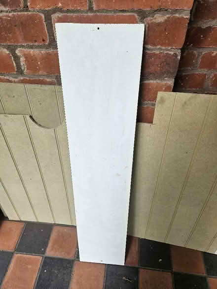 Photo of free Chipboard white shelf (Northgate Village CH2) #1