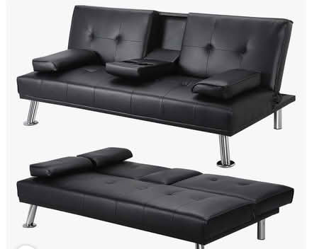 Photo of free Sofa bed leather (Birmingham B29) #1