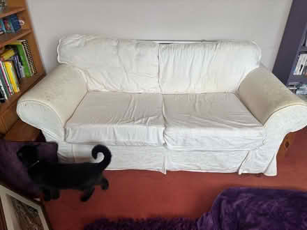 Photo of free White sofa (Sandylands LA3) #1