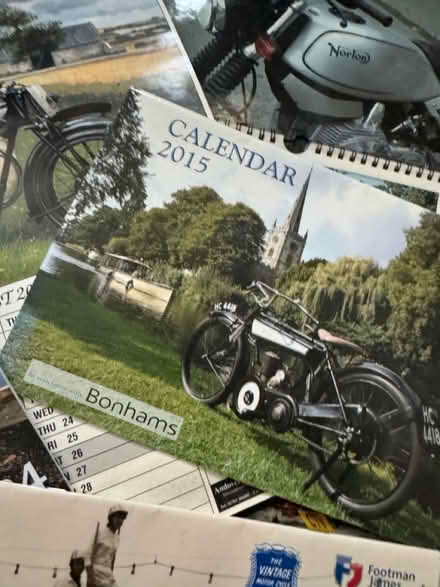 Photo of free 14 x vintage Motorcycle calendars (Erdington, Birmingham B23) #4