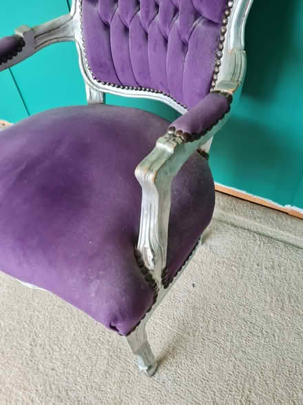 Photo of free Purple chair (Leominster) #4
