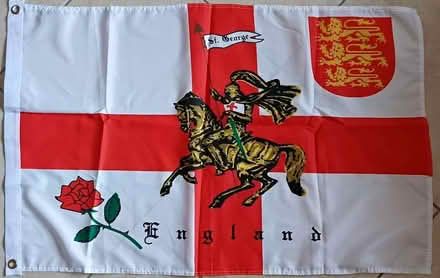 Photo of free 2 X St George Charger flag (Burnham) #1