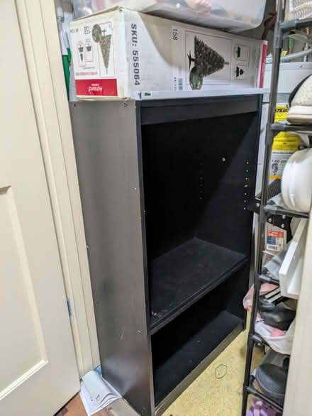 Photo of free Black bookshelf (Lynnwood/Scriber Lake) #1