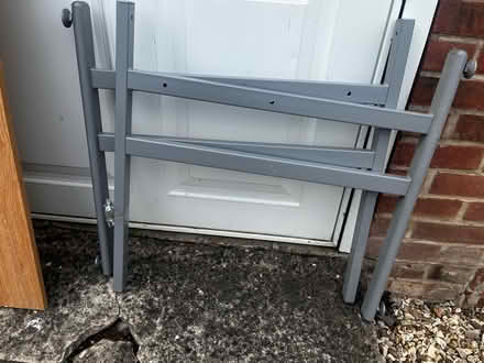 Photo of free Large, solid, pine office desk (Hatherley GL51) #4