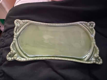Photo of free green glass/ceramic dish (worcester) #1