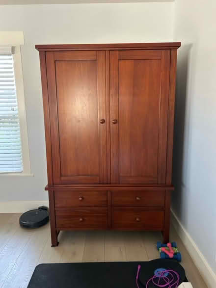 Photo of free Solid Wood Mahogany Armoir (Orange, Ca) #1