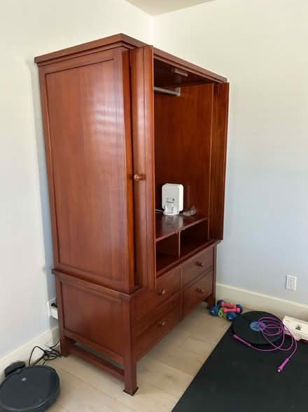 Photo of free Solid Wood Mahogany Armoir (Orange, Ca) #4