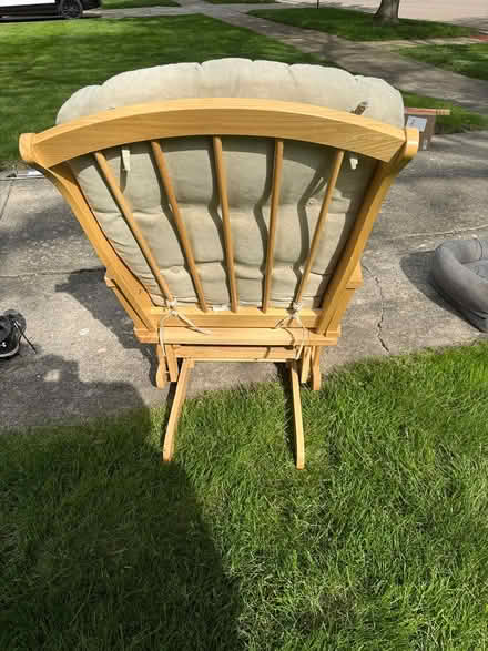 Photo of free Wooden glider/rocker (East side St Charles) #3