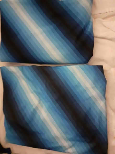 Photo of free Blue Diagonal Stretchy material (Birmingham City Centre B4) #1