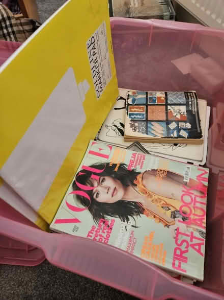 Photo of free Box of fashion magazines and books (Widnes WA8) #1