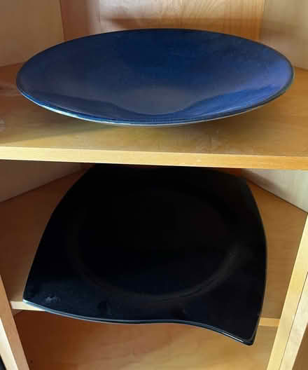 Photo of free 2 large porcelain plates (San Mateo Knolls (El Camino)) #1