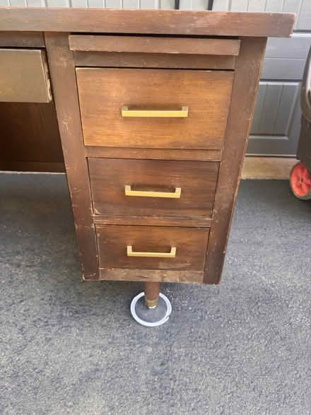 Photo of free Old wood teachers desk (Countryside) #4