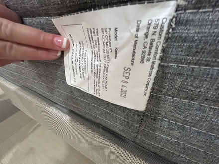 Photo of free 1 full sized mattress (Orange, Ca) #3
