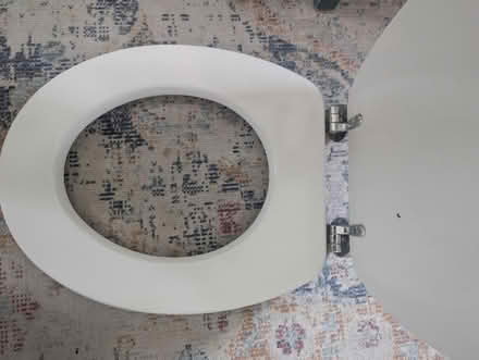 Photo of free Very good wooden toilet seat (Abingdon, OX14 3TD) #1