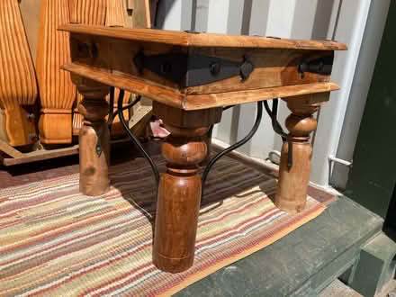 Photo of free Wooden Side Table (Swindon SN2 barnfield road) #3