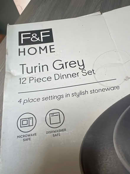 Photo of free F&F 12 Piece Dinner Set. Never used. (Southsea PO4) #3