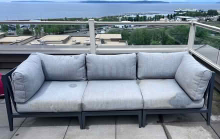 Photo of free Outdoor furniture/couch (Point Edwards, Edmonds) #1