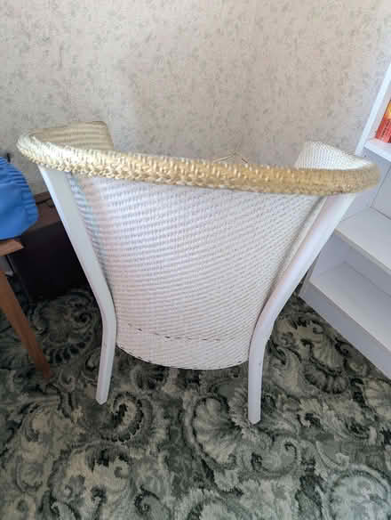 Photo of free Vintage Lloyd Loom style commode chair (Bents Green S11) #4