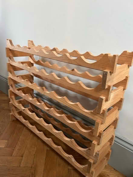 Photo of free Wooden wine rack (KT3) #2