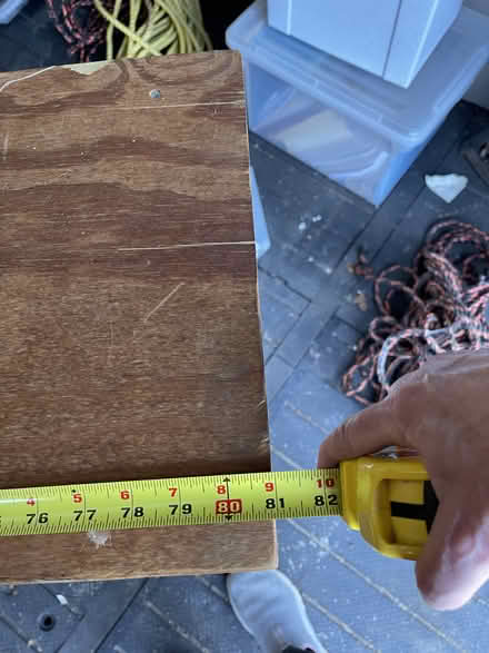 Photo of free Table 81"w x 14" d x 28" h (Muir Oaks, Martinez) #1