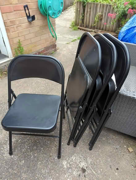 Photo of free Metal fold up chairs (Redditch B97) #1