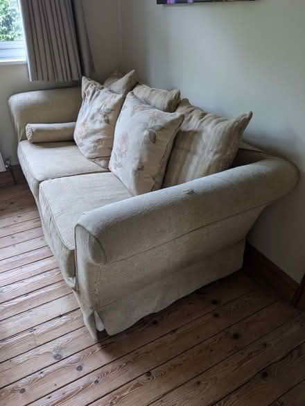 Photo of free 2 seater sofa (KT18) #1